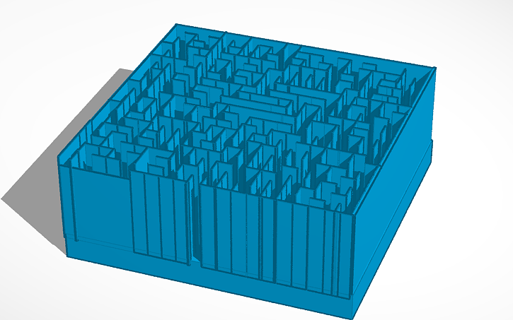 3D design Maze - Tinkercad