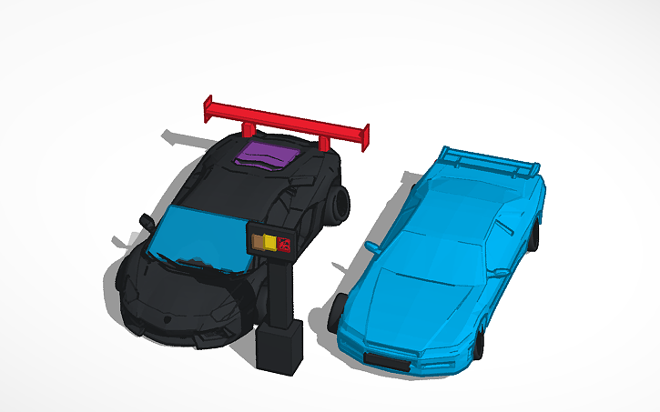 3D design lamborghini ricer with nissan | Tinkercad