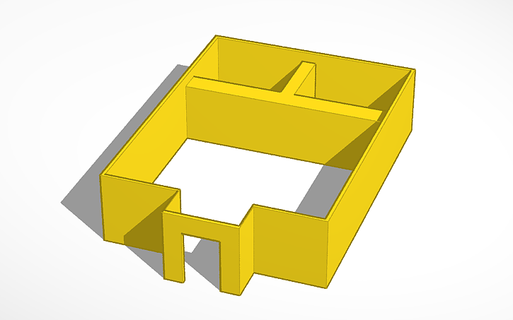 3D design diseño de plano - Tinkercad