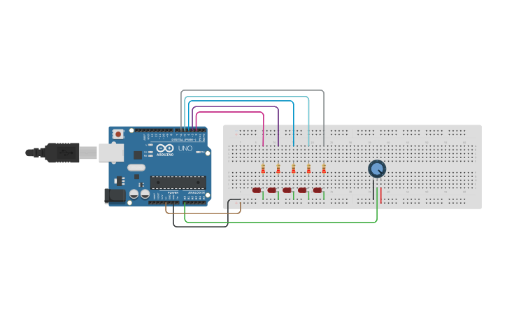 Circuit design Amina-Arduino Lab 3 L2 | Tinkercad