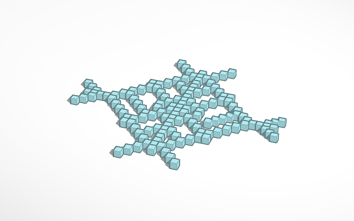 3D design Snowflake!! | Tinkercad