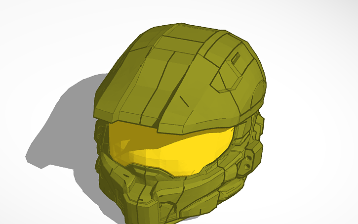 3D design Master Chief's Helmet | Tinkercad