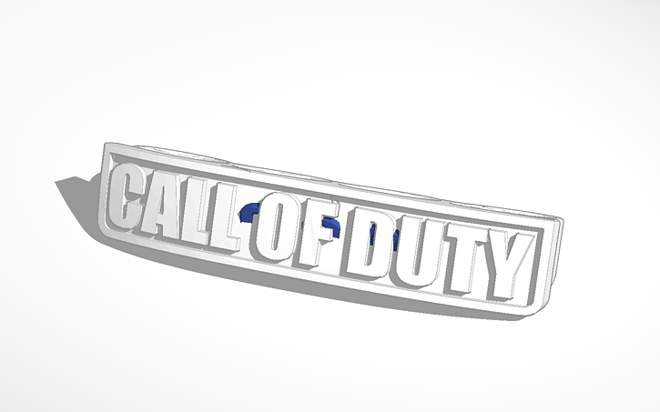 3D design call of duty - Tinkercad