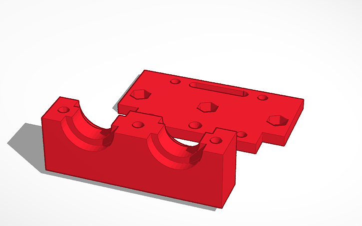 3D design ED_E3DV5_I3_DUAL_SC_HolderV1 - Tinkercad