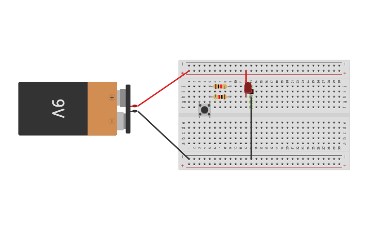 Circuit design Parallel circuit - Tinkercad