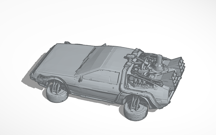 The Delorean Tinkercad