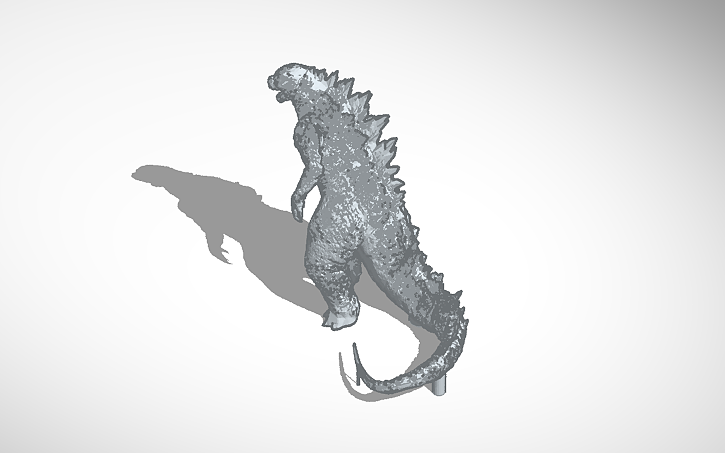 3D design Godzilla ready-for-printing | Tinkercad