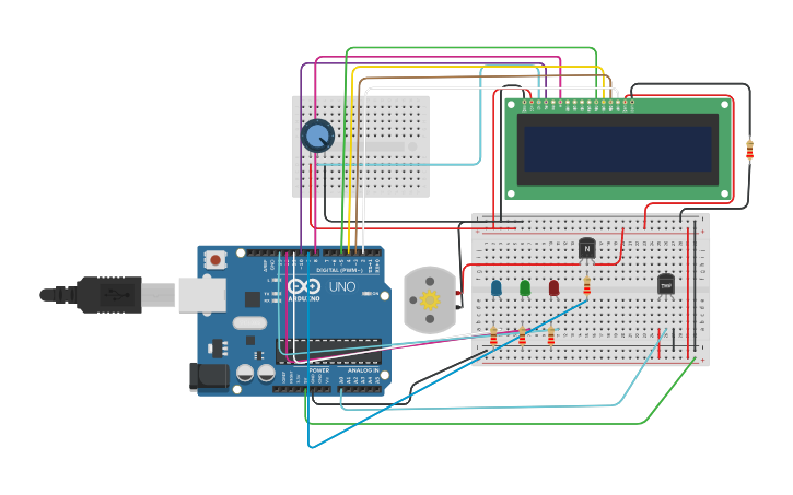 Circuit design Sensor | Tinkercad