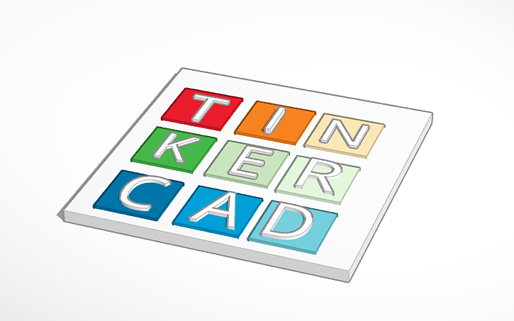 Tinker Code Logo 3D design Tinkercad Logo 2.0 | Tinkercad