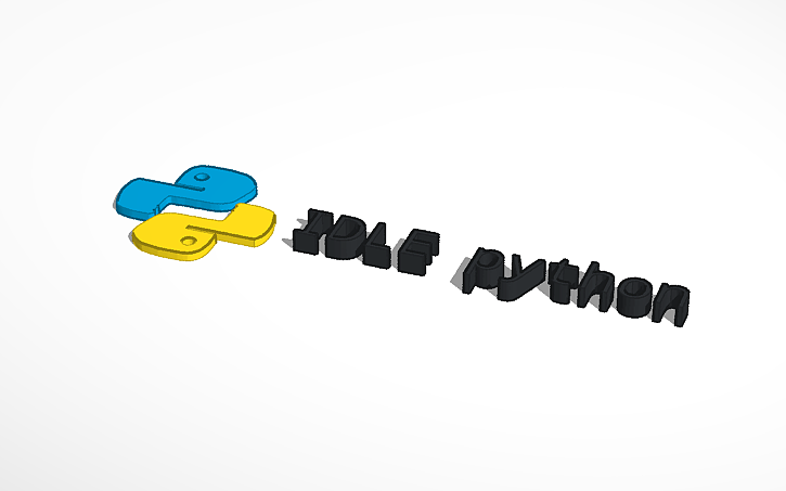 3D design Python :| - Tinkercad