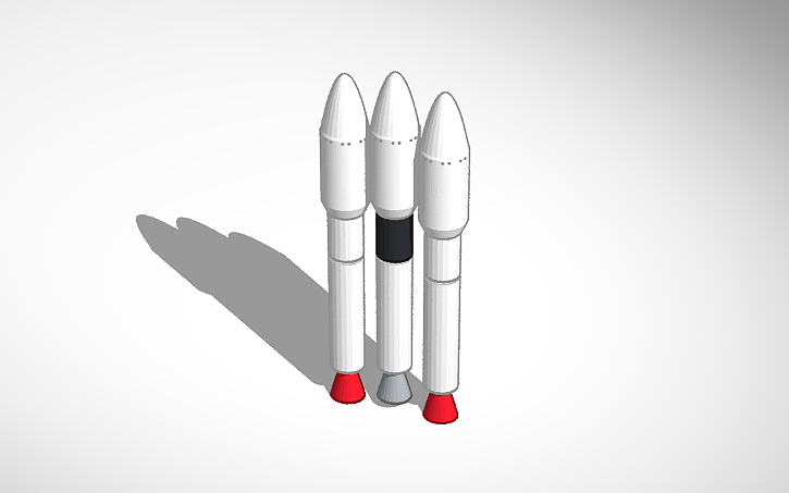 3D design Rocket ship | Tinkercad