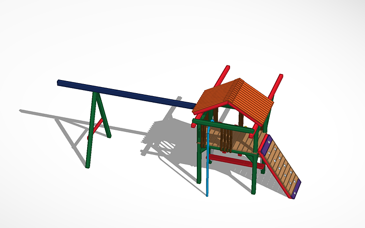 3D design Swingset - Tinkercad