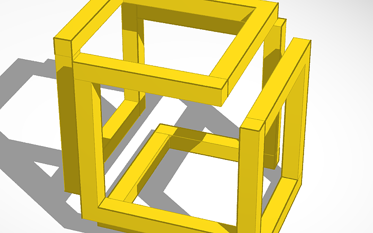 3D design #9 Infinity Cube - Tinkercad