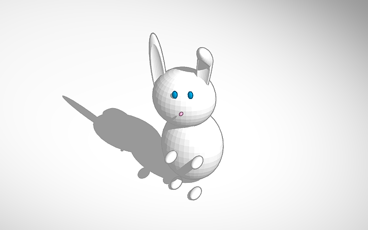 3D design Cute Bunny | Tinkercad