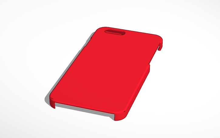 3D design Iphone 6 case template - Tinkercad