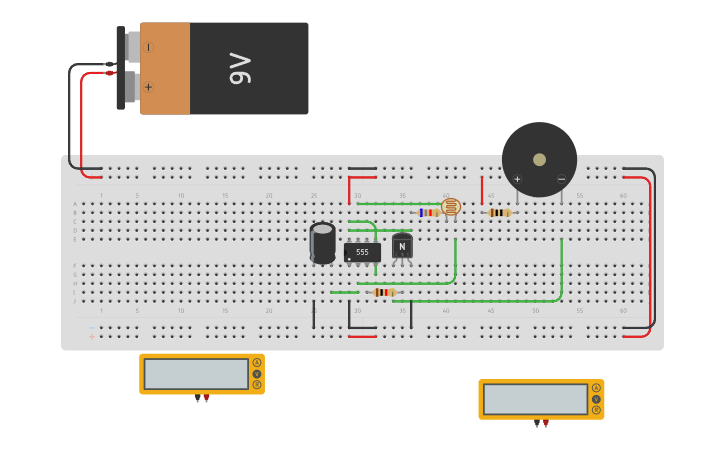 Circuit design Alarma electrónica digital - Tinkercad