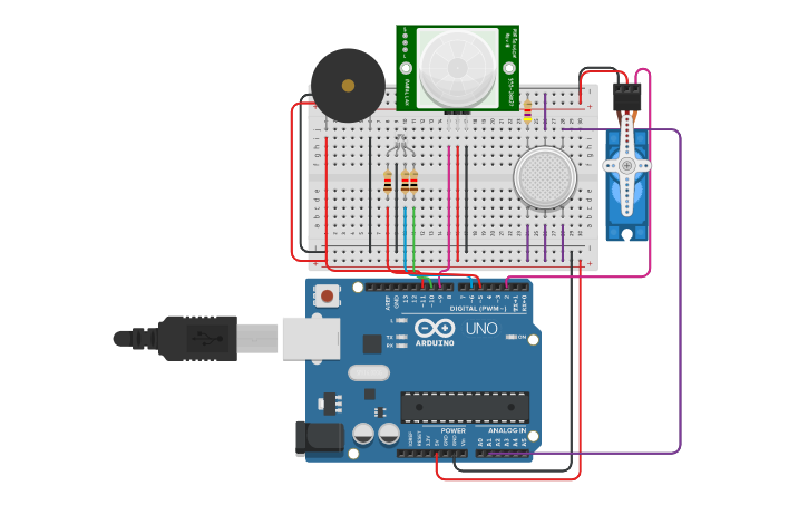 Circuit design Activity 10 - Integrative Activity III | Tinkercad