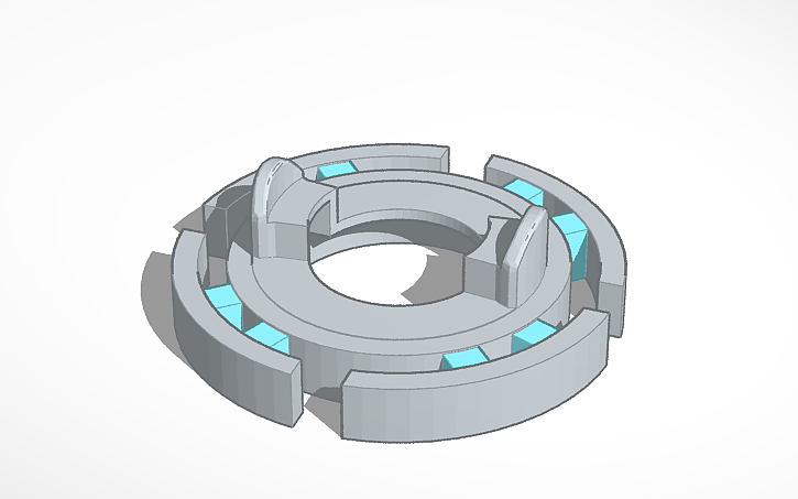 3D design repel beyblade forge disc - Tinkercad