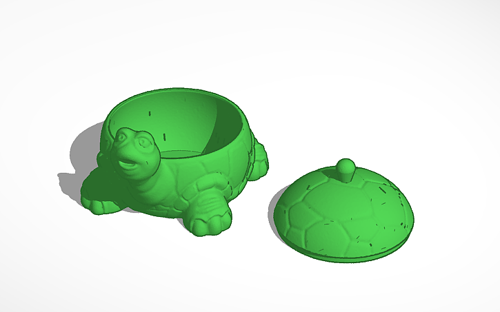 3D design Tortoise+Candy+Dish | Tinkercad