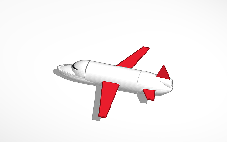 3D design avion - Tinkercad