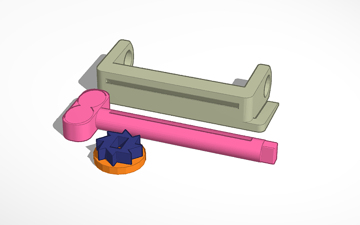 3D design Toothpaste squeezer - Ready to Be printed - improved gear ...