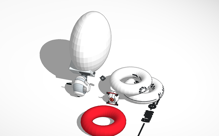 3D design (Portal 1) GLaDOS (Work in Progress) (functional) | Tinkercad