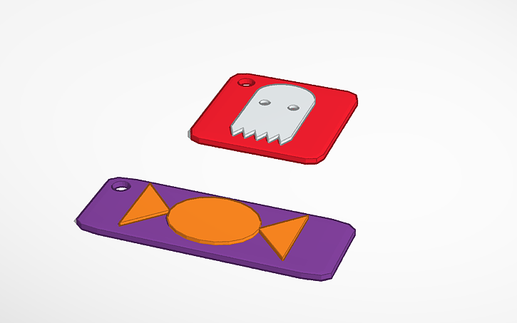 Cad Keychain Design 3D design Keychain - Tinkercad