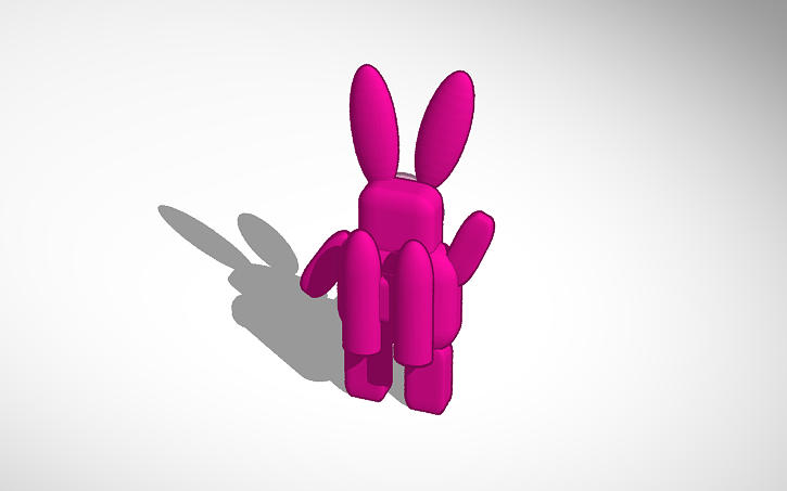 3d De!   sign Conejo Fortnite Tinkercad - conejo fortnite