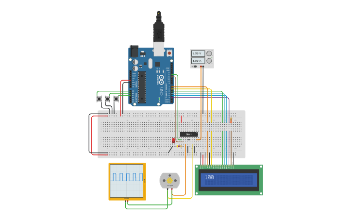 Circuit design Copy of SELEC TP - Tinkercad
