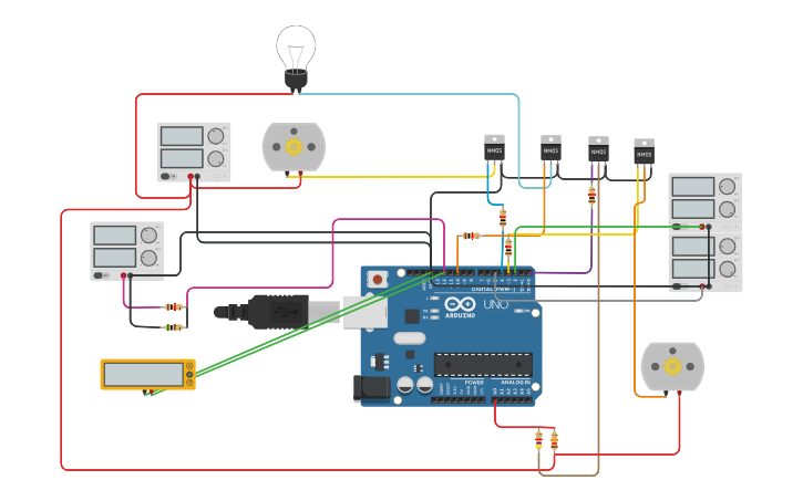 Circuit design Smart system - Tinkercad