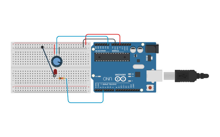 Circuit design ARDUINO 3A - Tinkercad