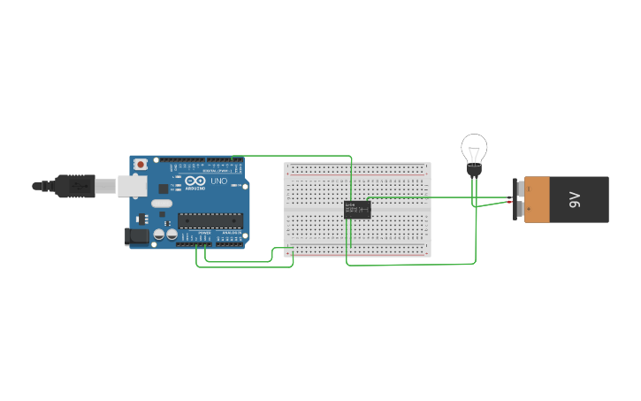 Relay Module In Tinkercad Circuit design Relay | Tinkercad