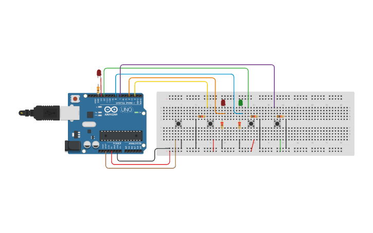 Circuit design Botonera doble OK 13-jul | Tinkercad