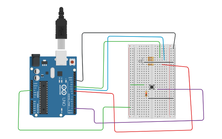 Circuit design project 1 - Tinkercad