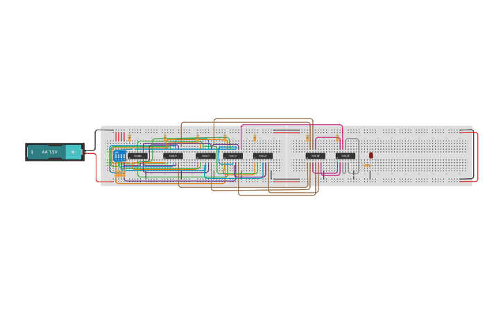 Circuit design Diseño 3a) | Tinkercad