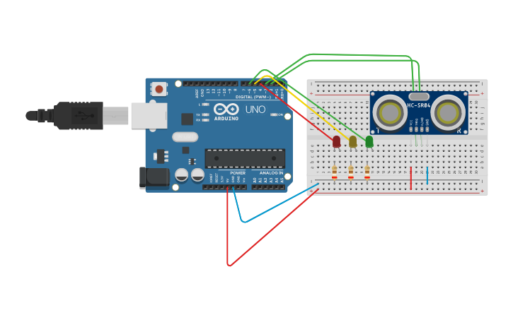 Circuit design Arduino Practice #1 - Tinkercad