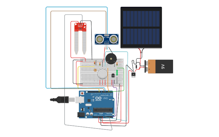 Bouyancy Module For Arduino Circuit design Arduino Bouy - Tinkercad