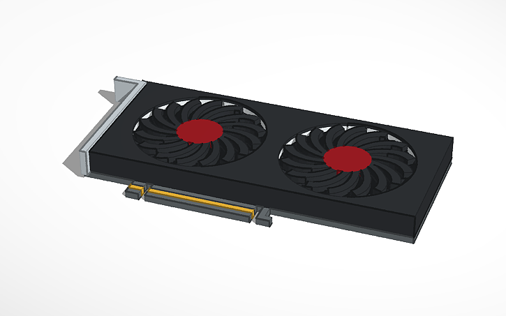 3D design GPU - Tinkercad