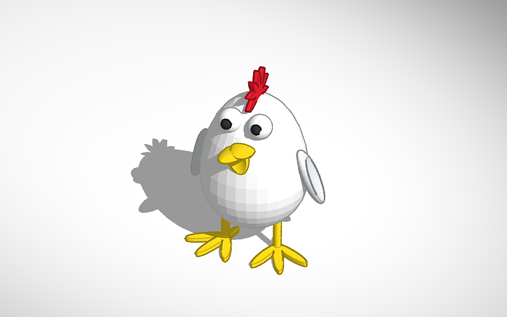 3D design Chicken - Tinkercad