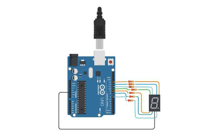 Circuit Design Contador Arduino Tinkercad