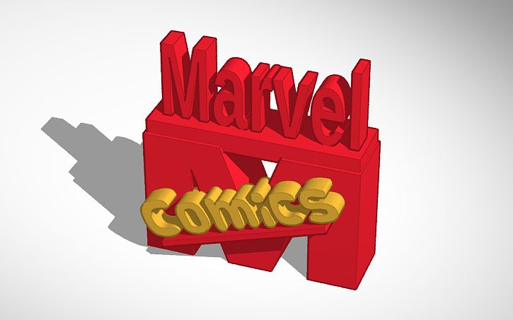 3D design Retro Marvel Comics | Tinkercad