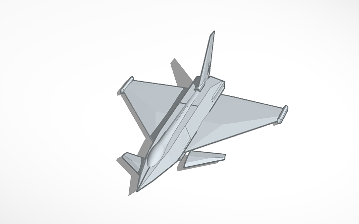 3D design Eurofighter stealth - Tinkercad