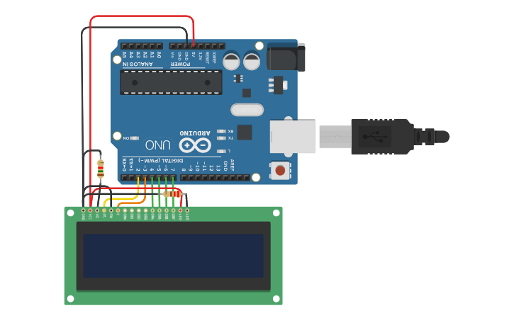 Circuit design Digital Clock | Tinkercad