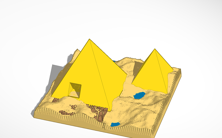 3D design Simple pyrimids | Tinkercad