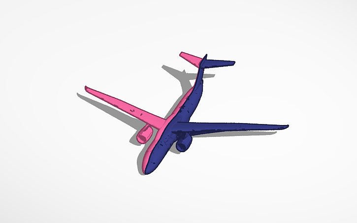 3D design NASA X-66 Aircraft - Tinkercad