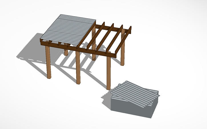 Mini Carport Tinkercad