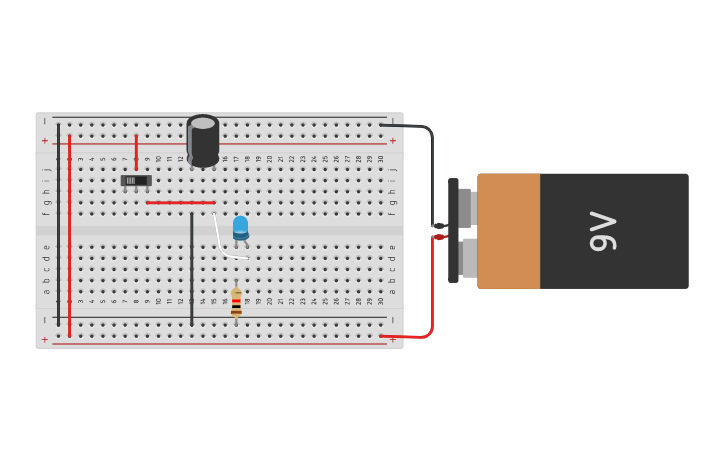 Circuit Design Placa De Pruebas Con Condensador Tinkercad 8468