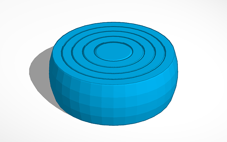 3D design (fidget toy)Rotating rings - Tinkercad