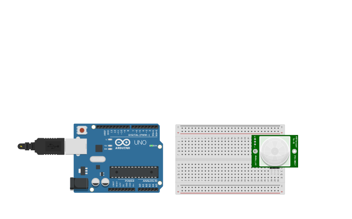 Circuit design PIR template Tinkercad Circuit design PIR template Tinkercad