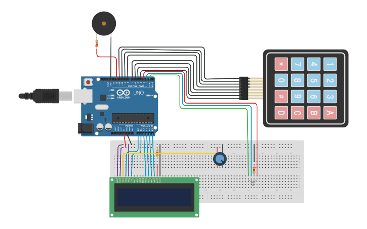 Circuit design Proyecto de AC | Tinkercad